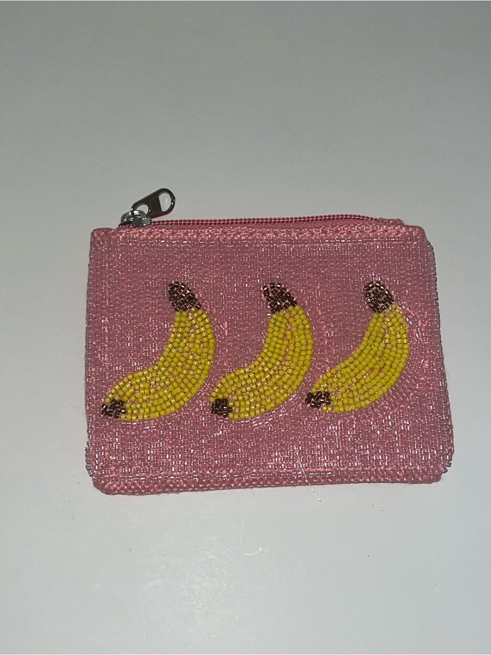 Beaded Banana Coin Purse